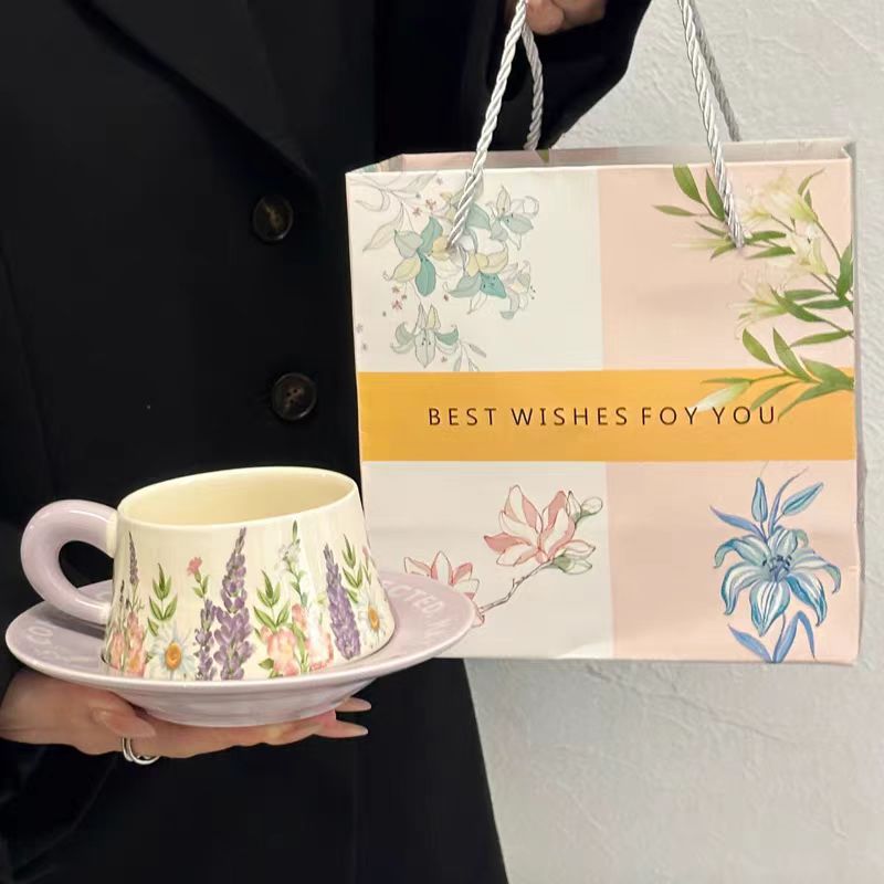 Retro Office Water Cup High-value Coffee Mug For Girls — foto 7