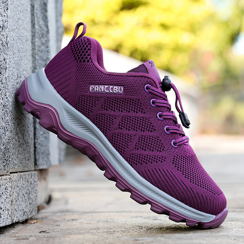Men’s And Women’s Wear-resistant Widened Walking Soft Sole Shoes