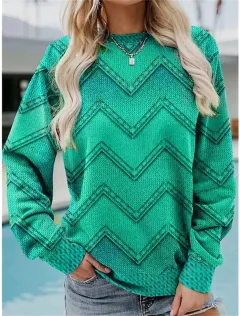 Retro Street Casual Round Neck Long Sleeve Sweater - 3V5Yygr-Xxl - View 1