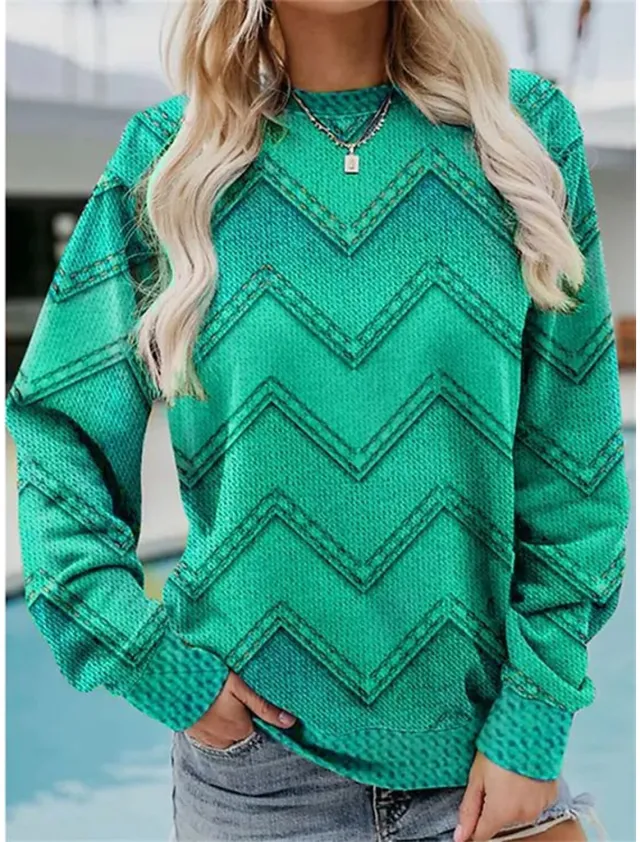 Retro Street Casual Round Neck Long Sleeve Sweater 3V5Yygr Xxl - Shop at LoveMi