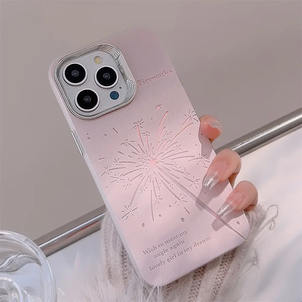 Fairy Wand Fireworks Lanyard Laser Phone Case