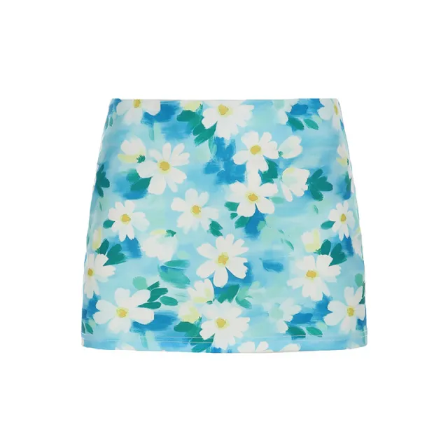 Small Floral High Waist Sheath Skirt Pure Sweet Girl Short Slim Fit Floral - Shop at LoveMi