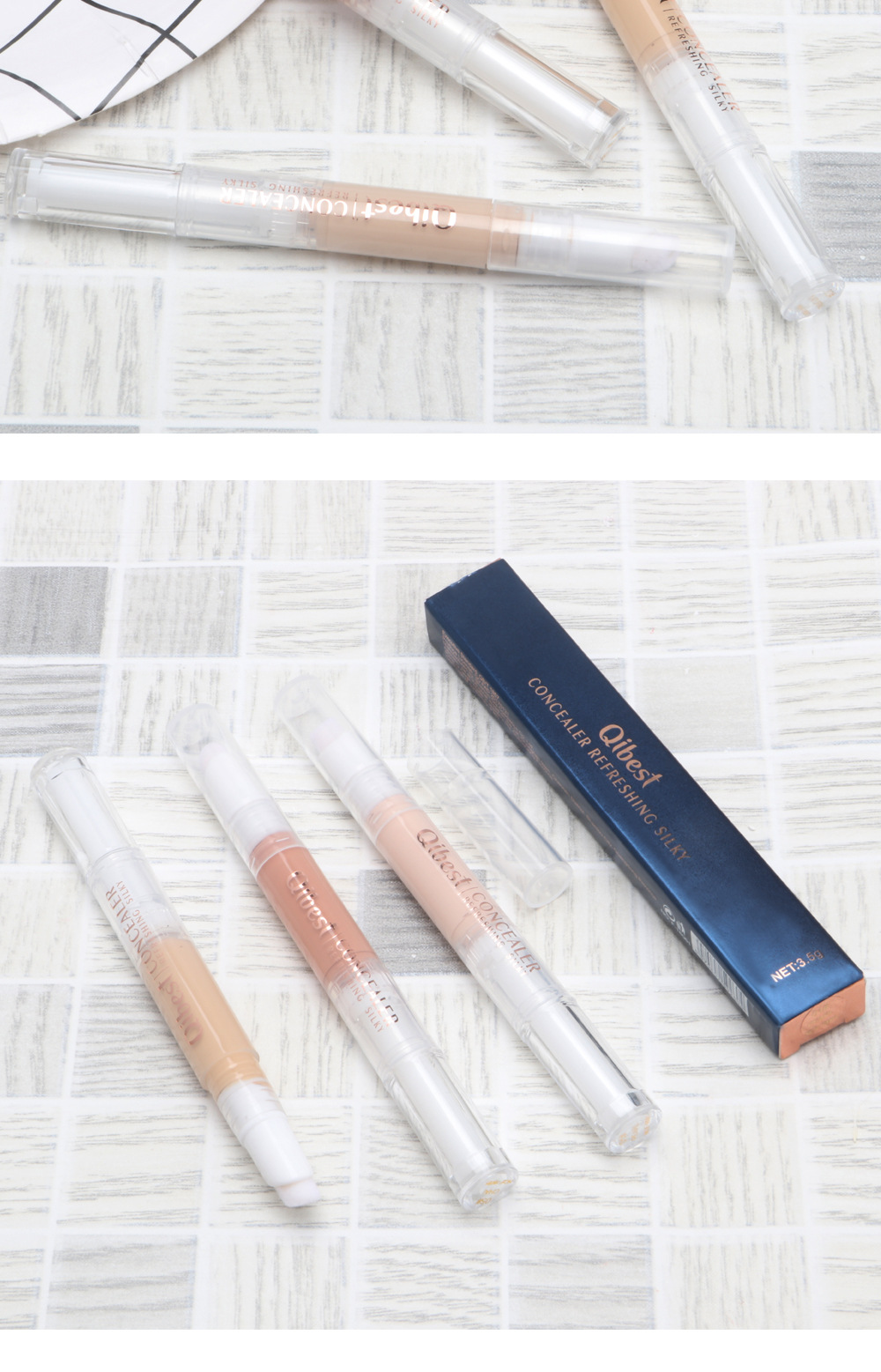 Title 10, Drehbarer wasserfester Concealer-Stick für make...