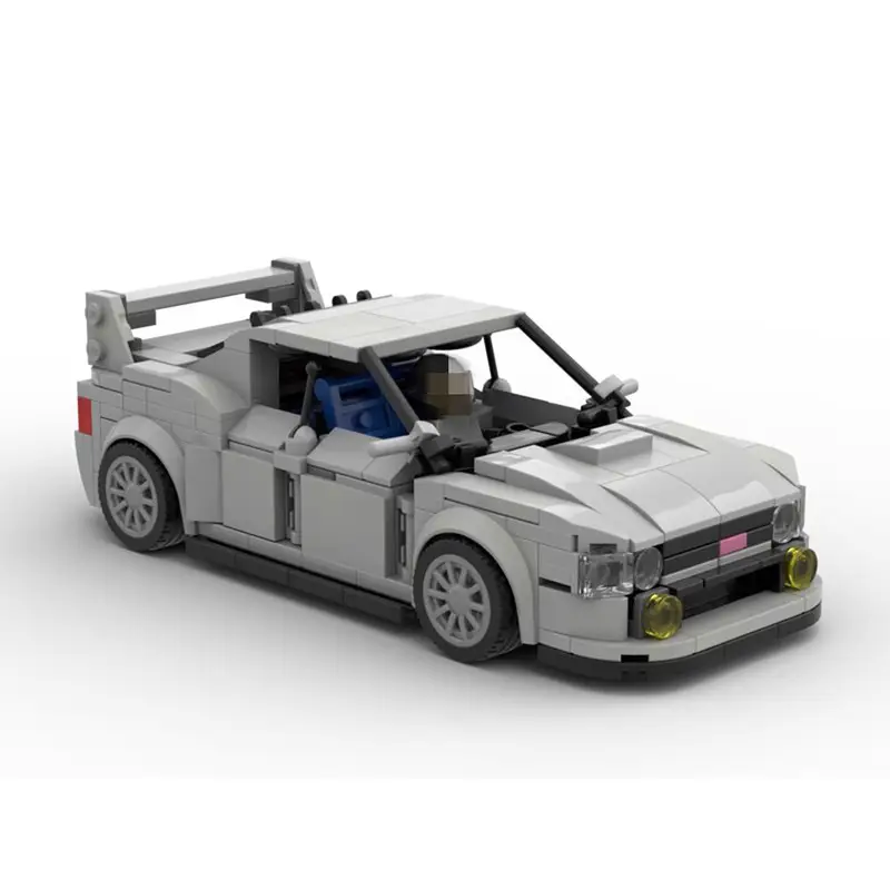 MOC-31818 Small Particle Building Blocks Assembled Speed8 Grid Car Model Boy