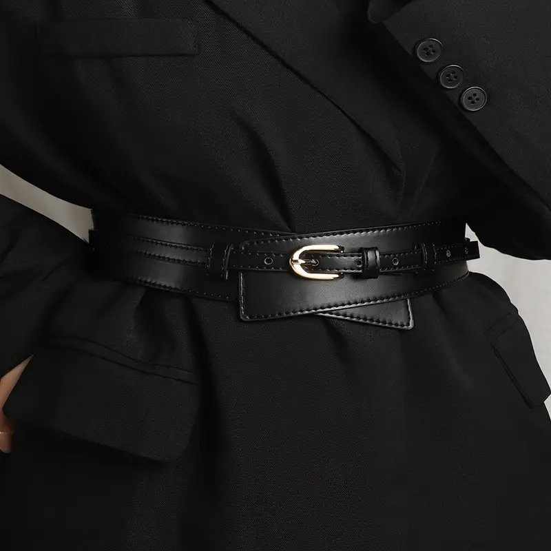 Suit Jacket Fashion Wide Waist Seal Belt