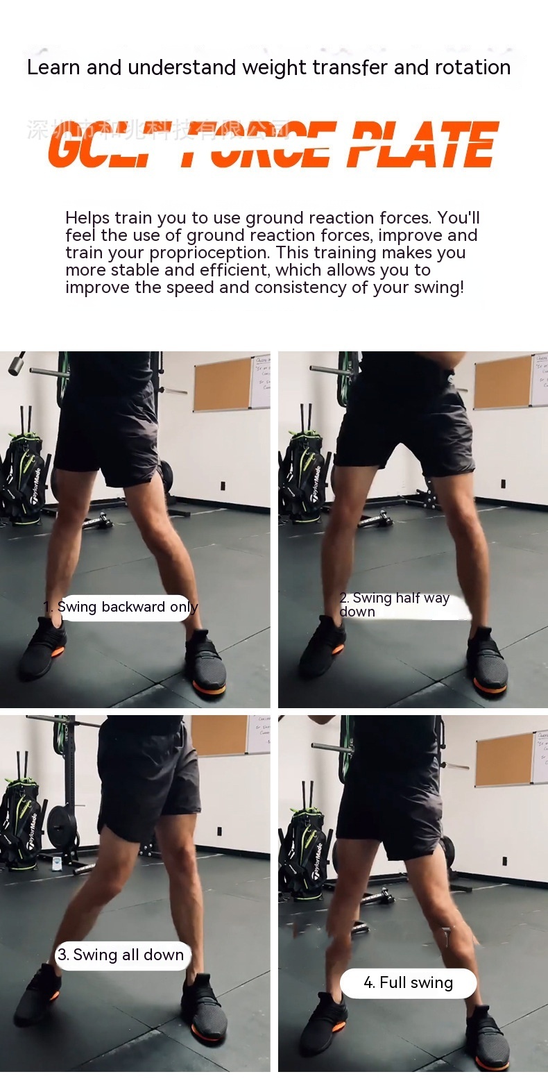 Golf Strength Rubber Center Of Gravity Training Mat — foto 16