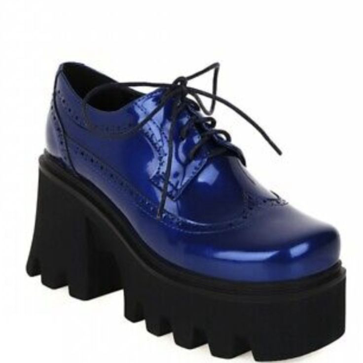Platform Wedge Shoes Lolita Punk Dark Style