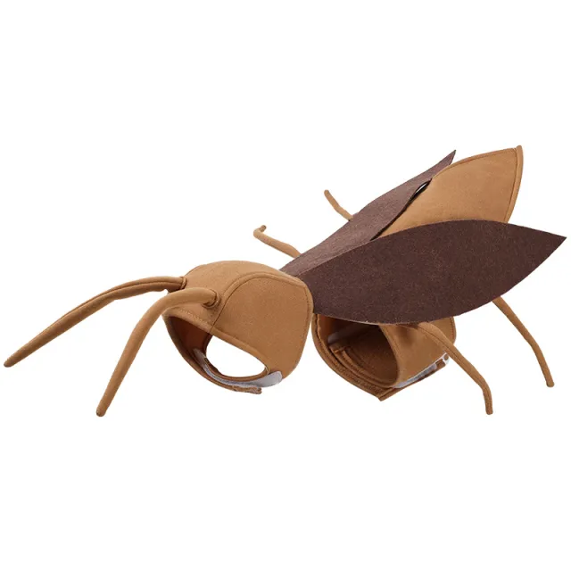 Dog Holiday Clothing Cute Cat Cockroach Pet Costume Brown - Shop at LoveMi