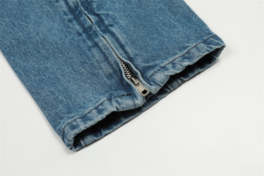 Title 21, Hip-hop pentagram jeans voor heren met zijrits,...