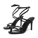 Womens Sexy European And American Style Minimalist Design High-Heel Sandals view 3
