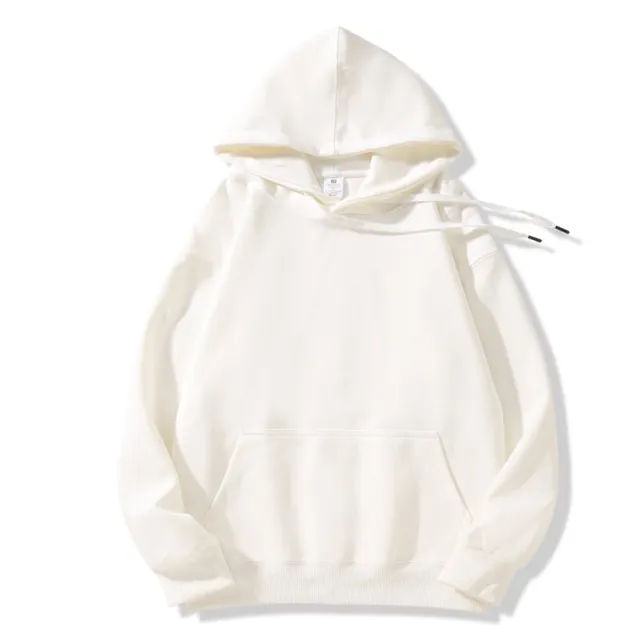 Loose Fashion Hooded Couple Coat White - Shop at LoveMi