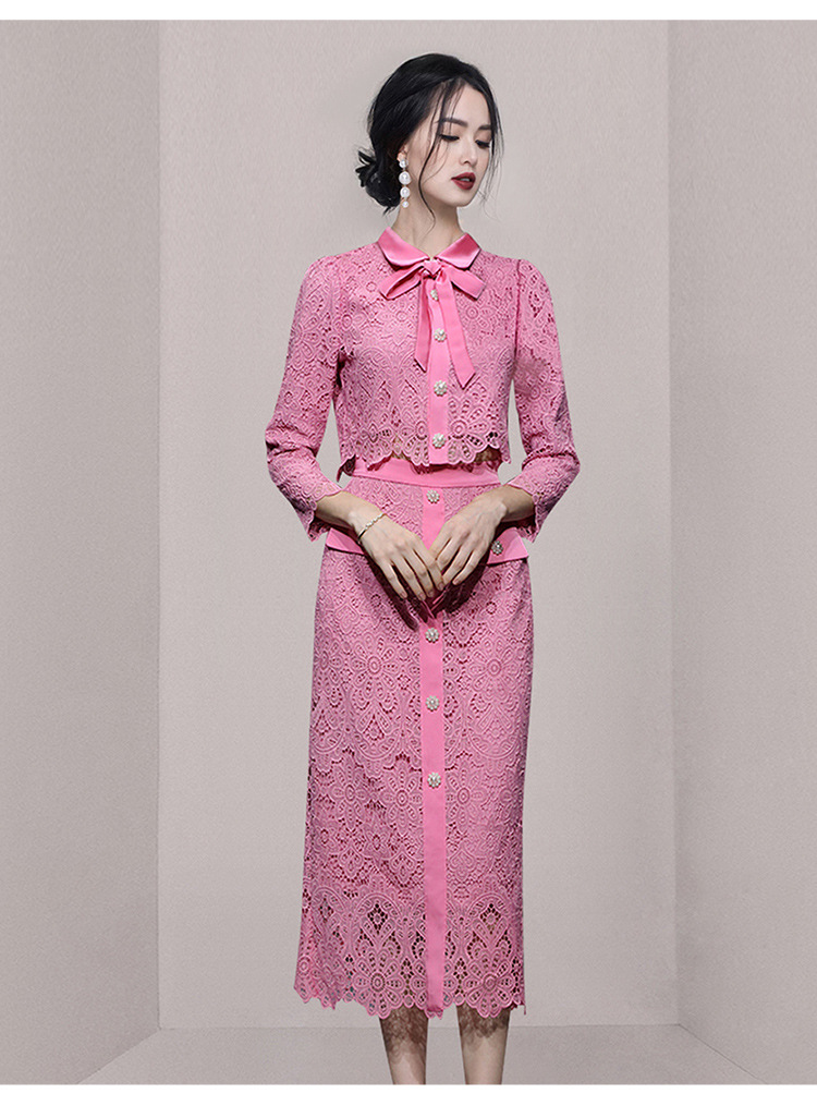Lace Cutout Top and Maxi Skirt, picture 5 of 9