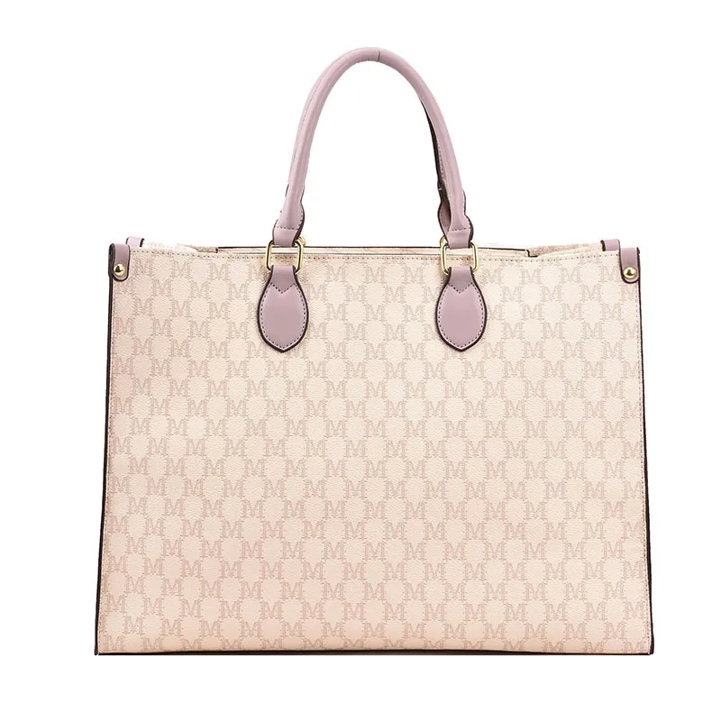 Large Capacity Retro Single Shoulder Tote Bag For Women - Purple