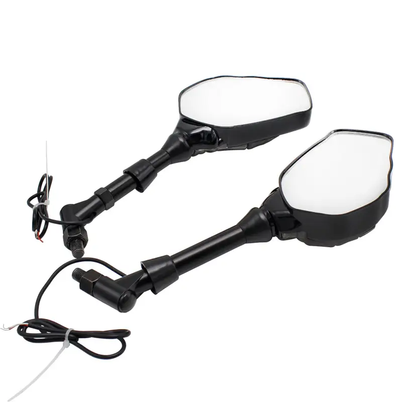 Halloween Decoration Motorcycle Rearview Mirror Modification Skull Hand Ghost Claw LED Light Reflector