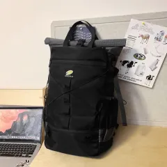 Backpack Japanese Outdoor Travel Travel Bag Lightweight Hiking - Black - View 1