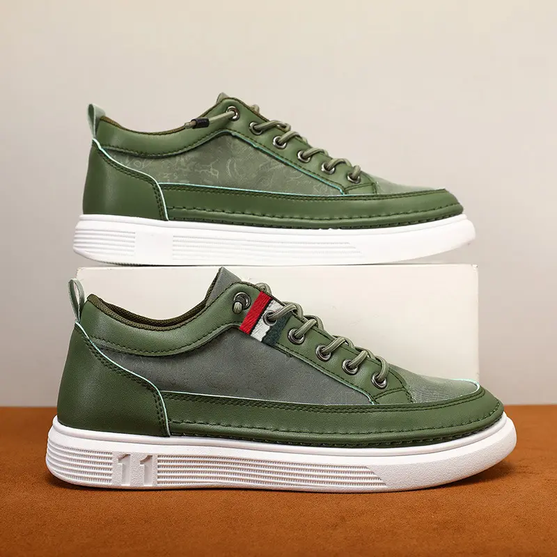 Casual Men's Sneakers High-end Versatile Canvas Bandage