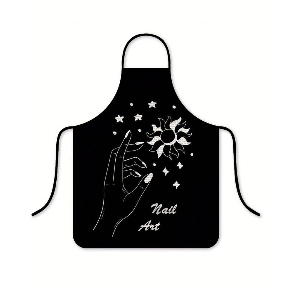 Love Pattern 3D Printed Sleeveless Apron