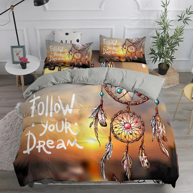 Bohemian Printed Girl's Bed Soft Down Quilt Cover 2 Style - Shop at LoveMi