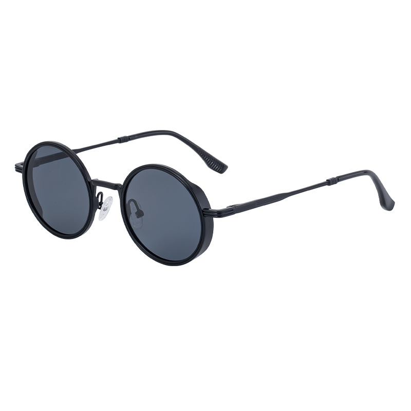 New Fashion Round Frame Sunglasses Men - Image 10