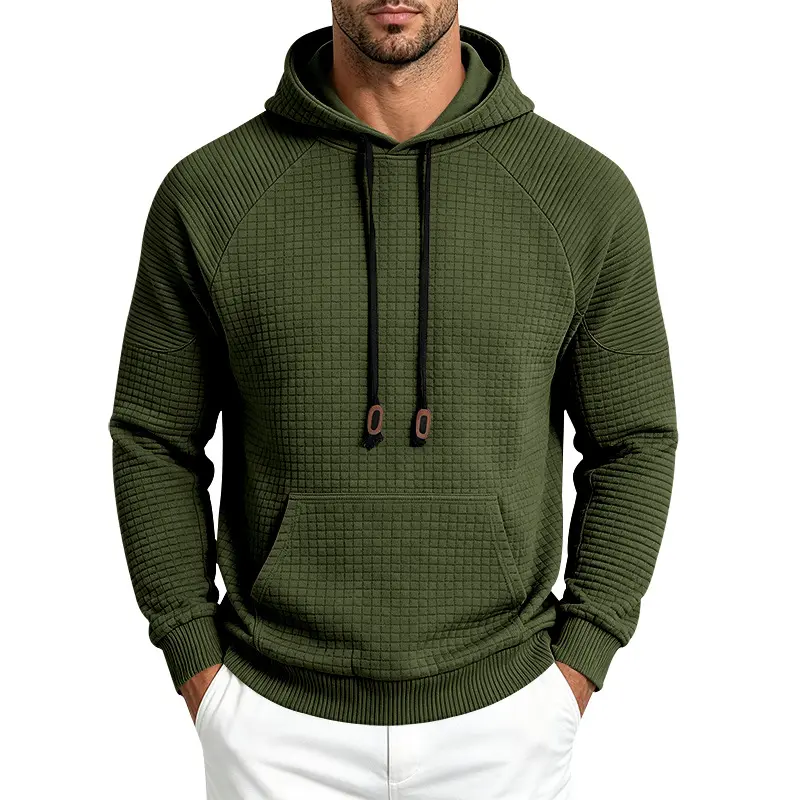 Mens Loose-Fit Versatile Hooded Sweatshirt