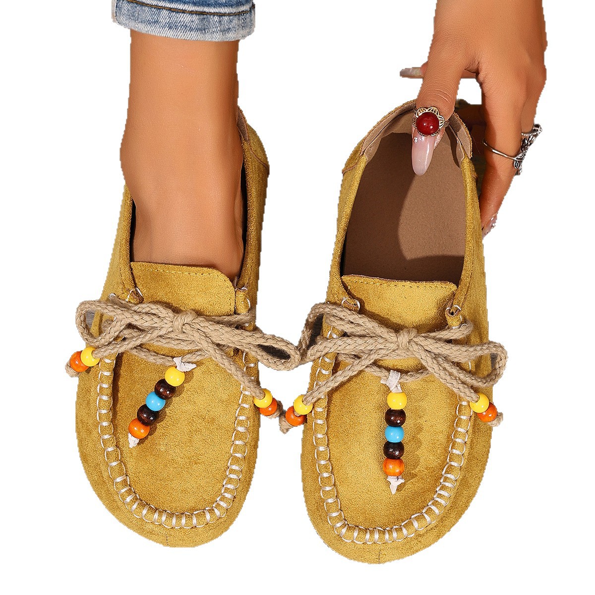 Plus-size Vintage Birkenstock-style Suede Casual Loafers