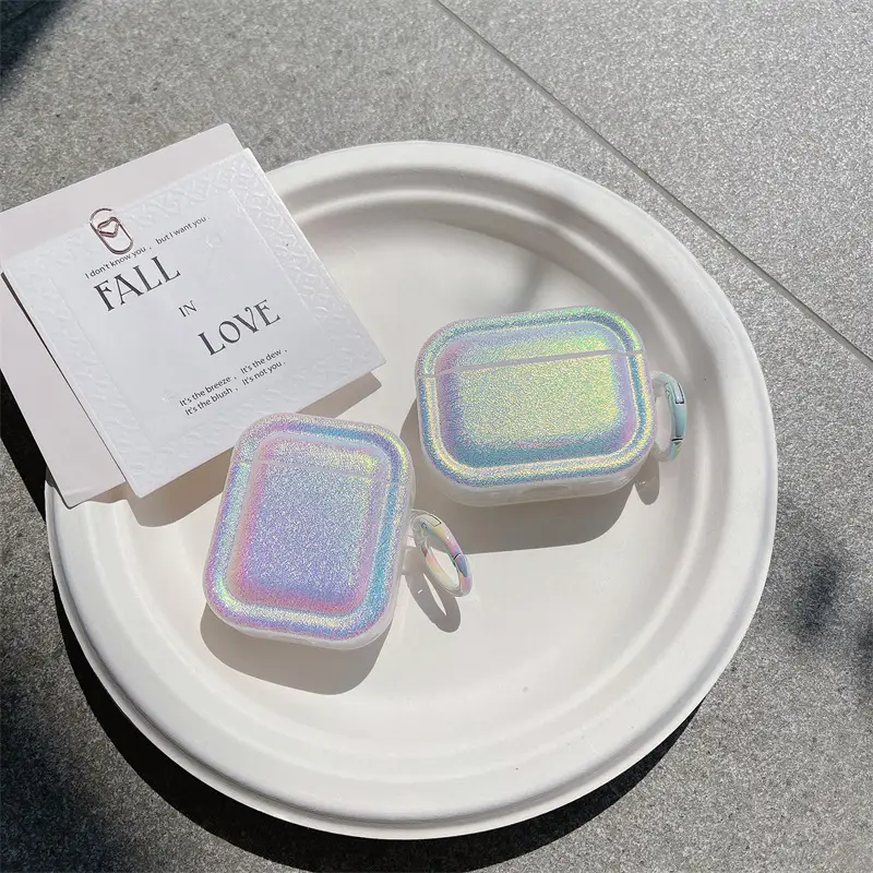 INS Minimalist Iridescent Bluetooth Earphone Case