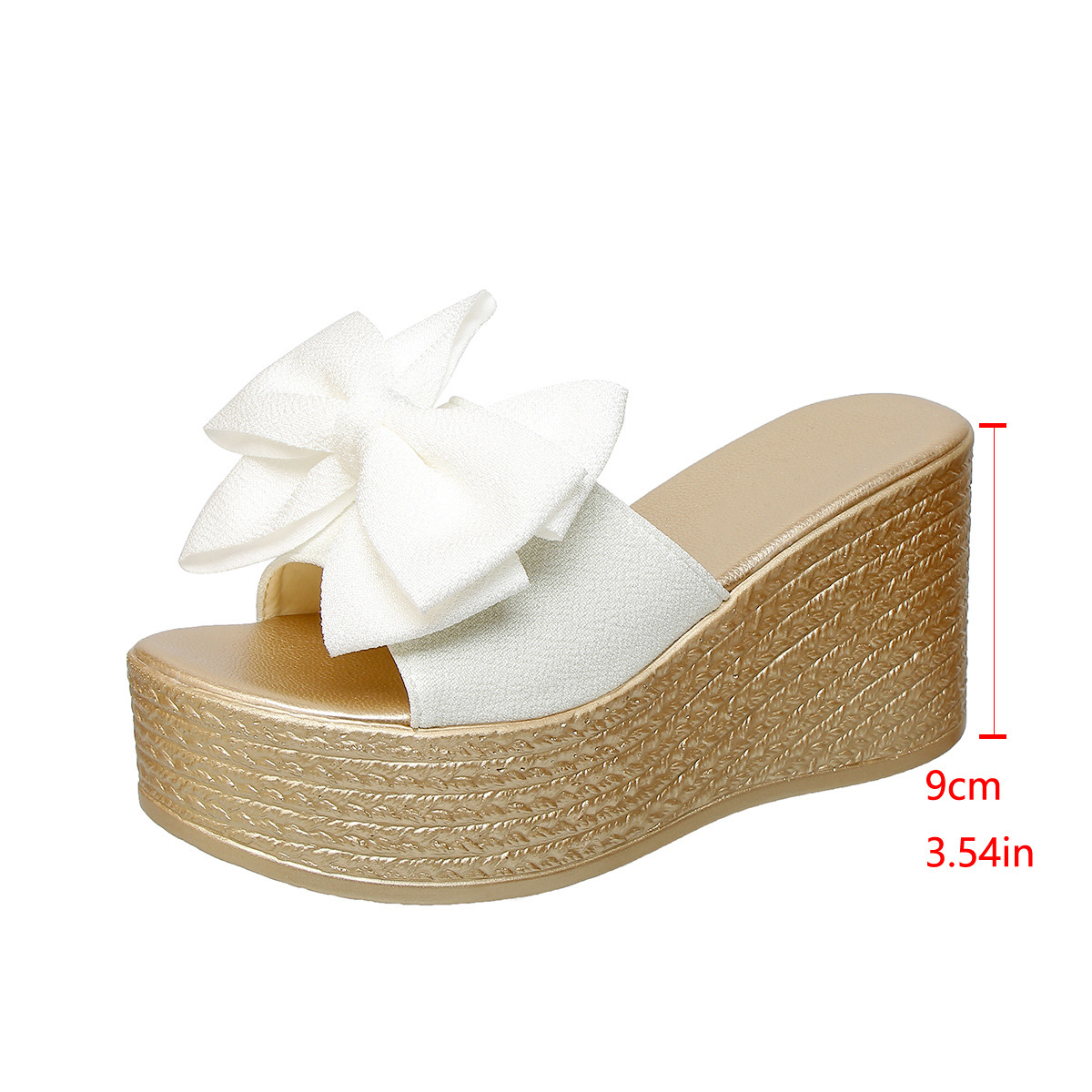 Bow-Decorated Wedge Sandals, picture 7 of 7