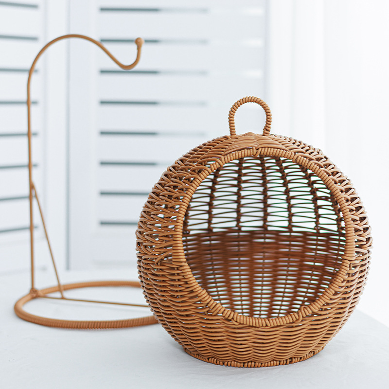 Woven Hanging Fruit Basket, picture 2 of 4