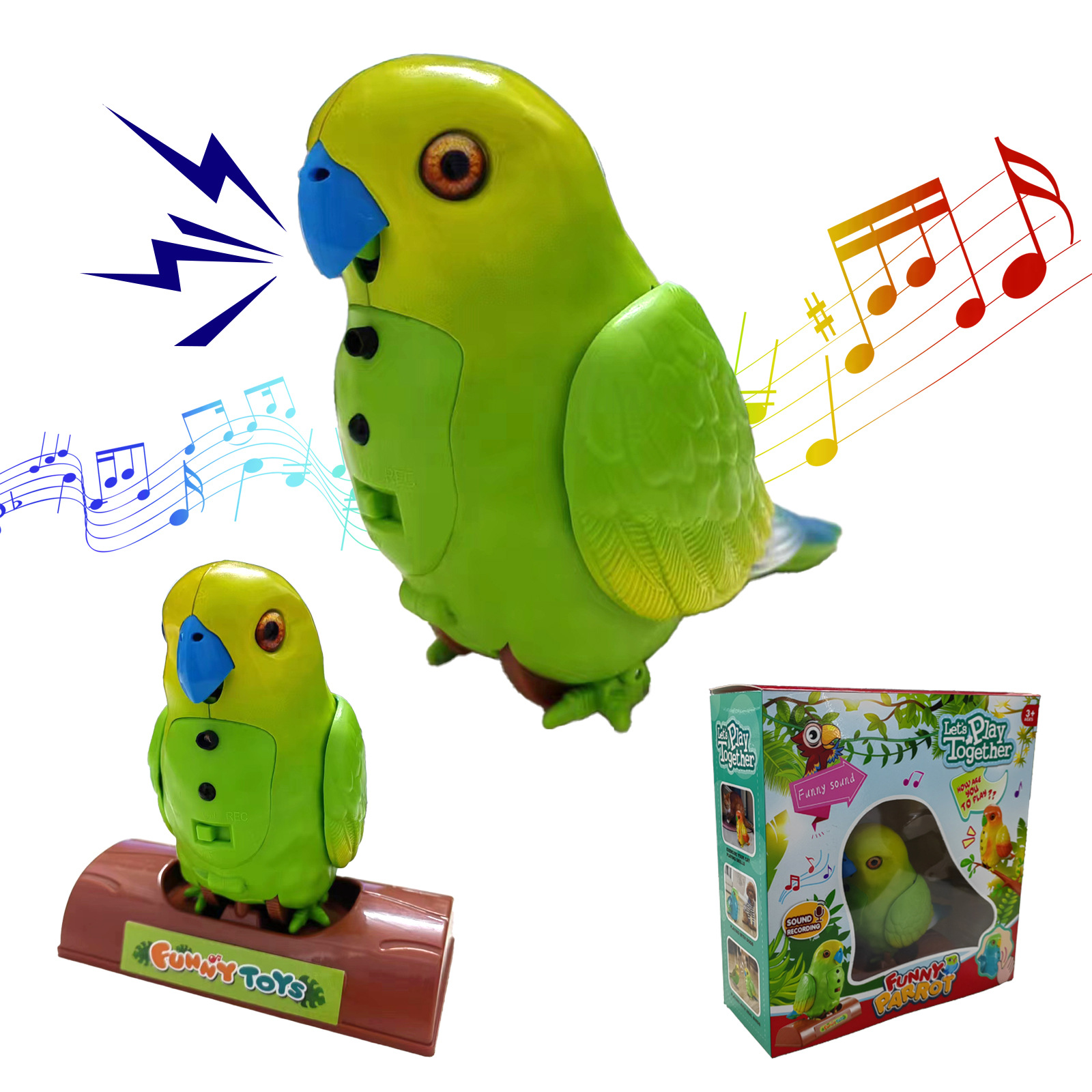 Talking And Singing Toy Parrot For Kids
