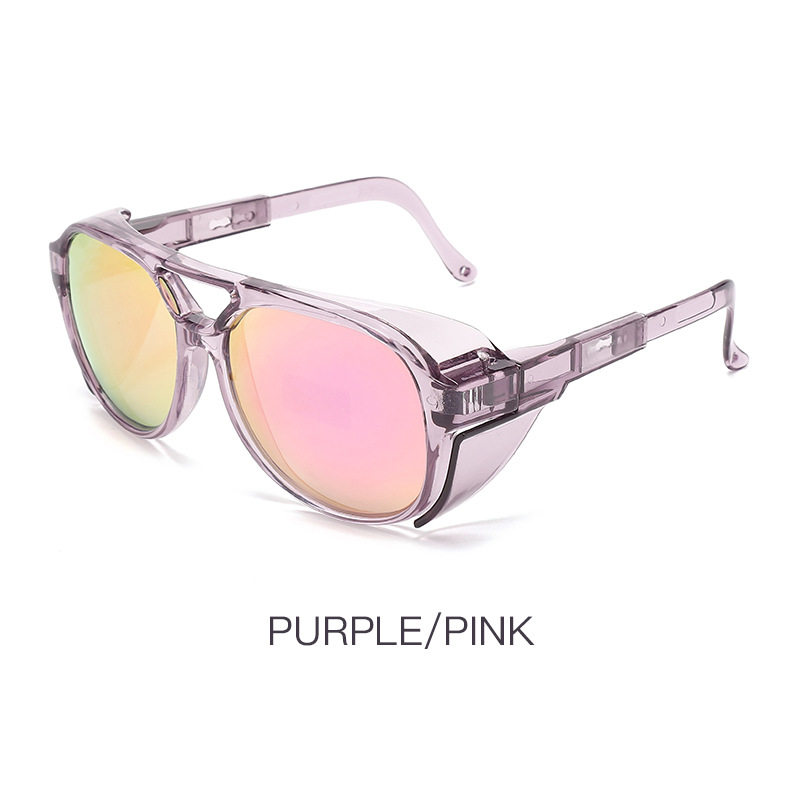 Transparent Purple Pink Lens