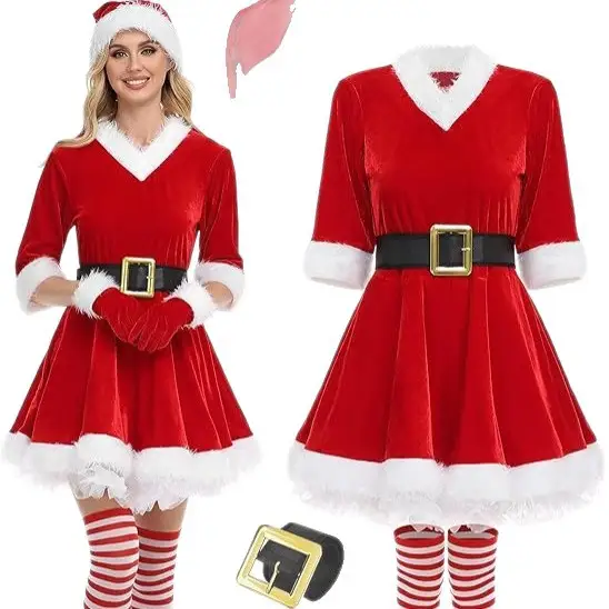 Christmas Women's Stage Performance Costume Suit