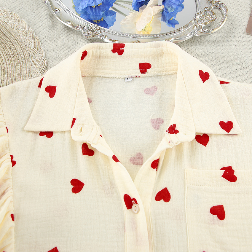 Top Shorts Two-piece Pajamas Women