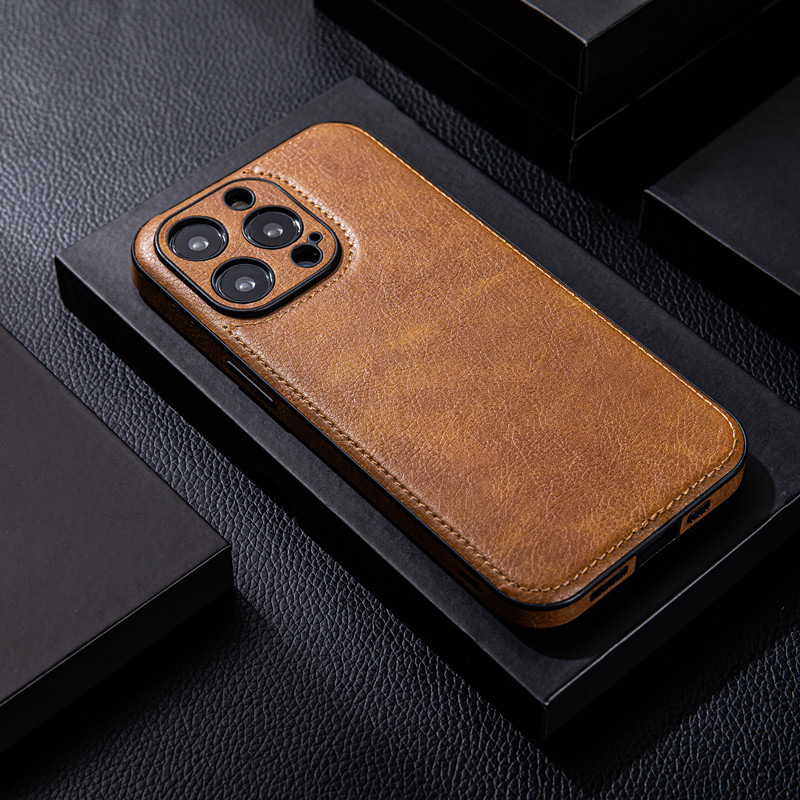 Drop Proof Leather Texture Phone Case
