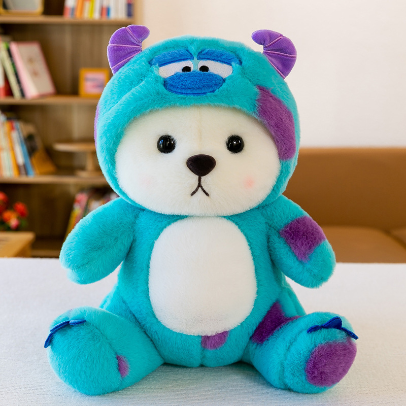 Colorful And Cute Strawberry Bear Plush Doll