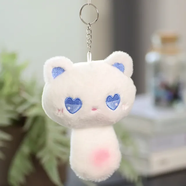 Tuan Meow Pendant Squeezing Toy Creak Keychain Rag Doll Love Blue - Shop at LoveMi