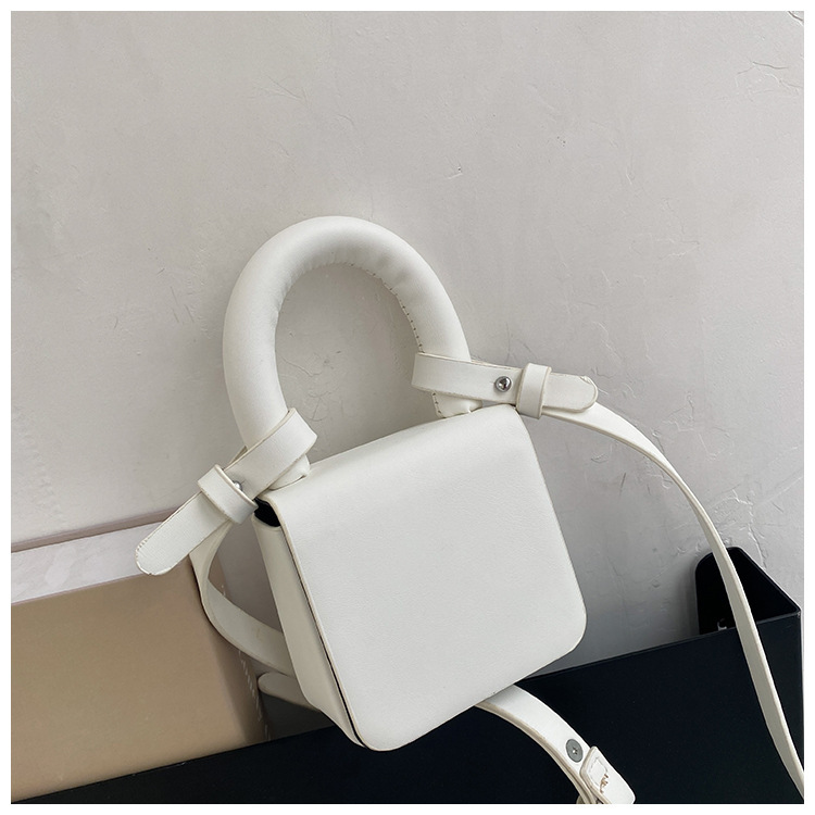 Mini Korean Fashion Elegant Shoulder Messenger Bag White - Shop at LoveMi