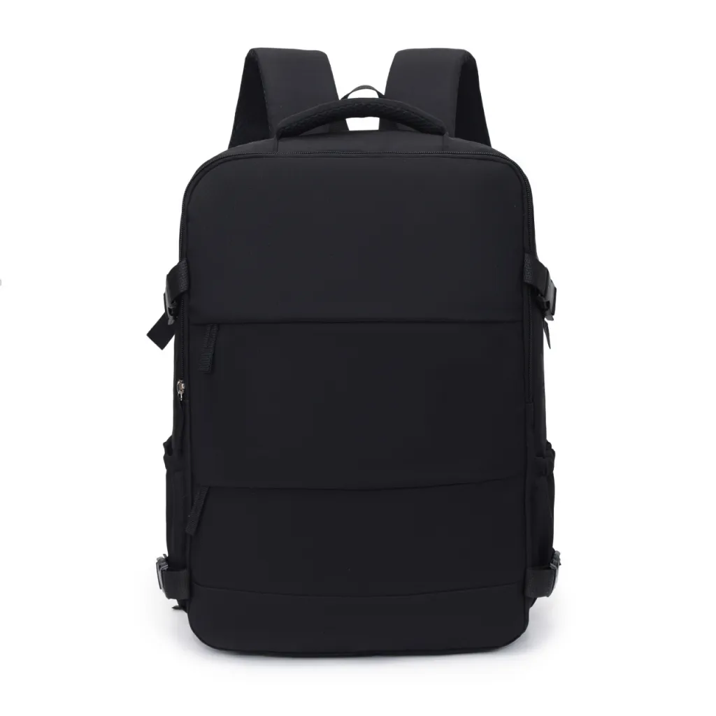 Large Capacity Dry Wet Separation Luggage Men's Backpack - Black