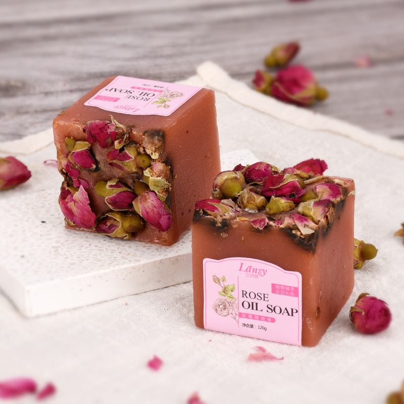 Essential Oil Face Facial Bath Soap Cleansing Exfoliating