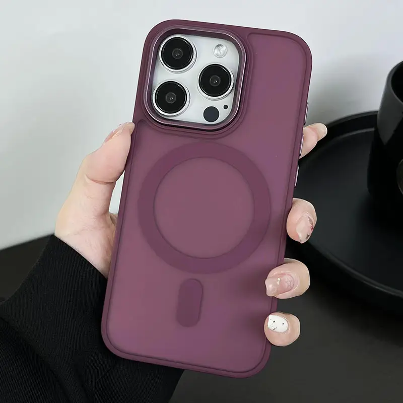 Large Hole JD Frosted Magnetic Phone Case