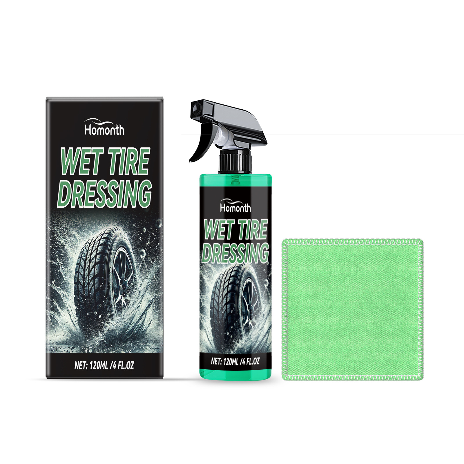 120ml Plus Green Towel