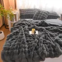 Dehaired Angora Dark Gray