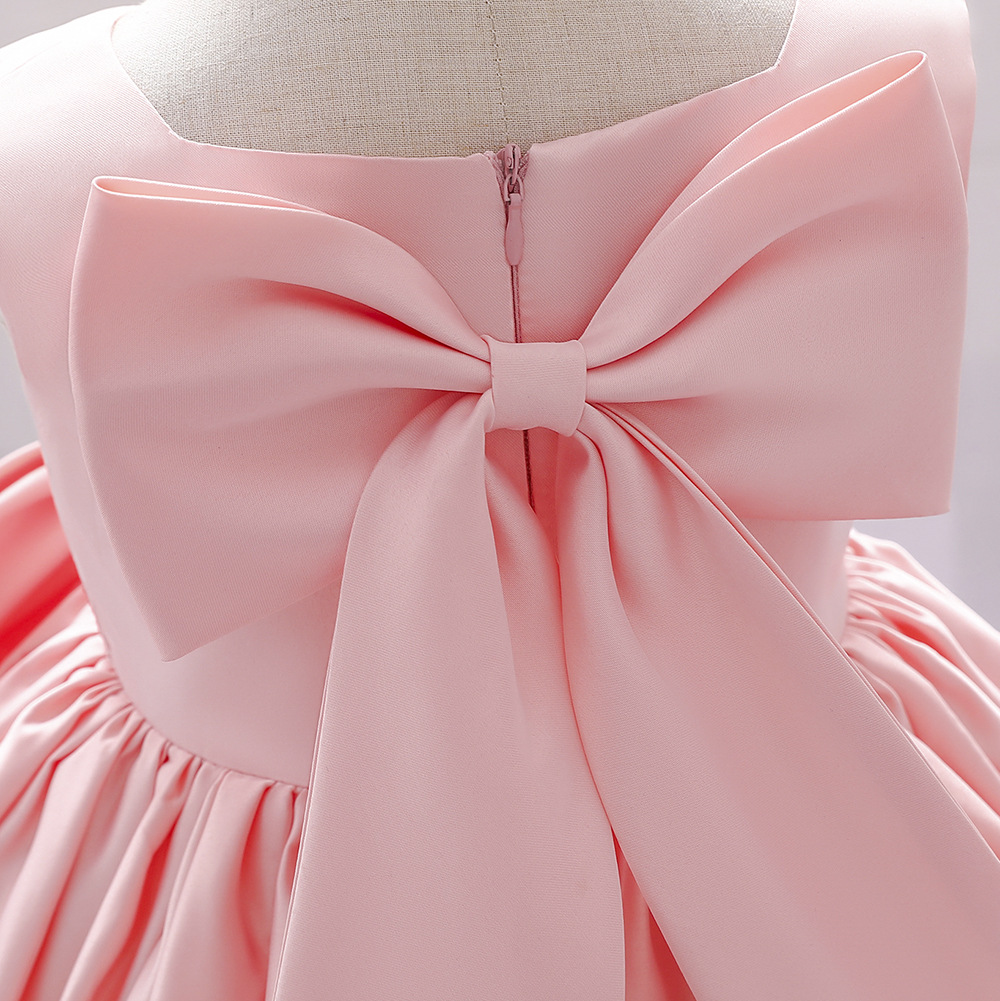 Birthday Dress Big Bow Flower Girl Wedding Dress Dress - Image 25
