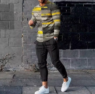 Men's Casual Tracksuit Set 9