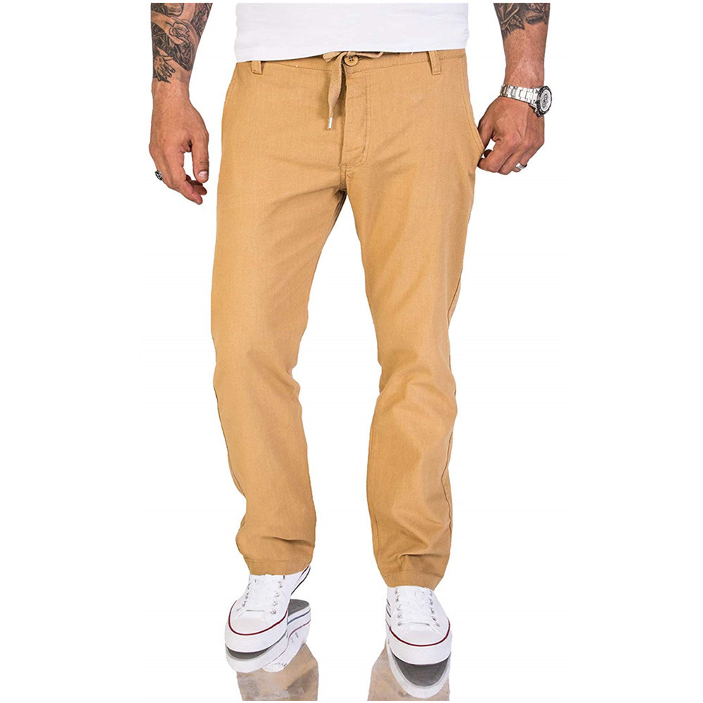 Men's Casual Pants Classic Solid Color