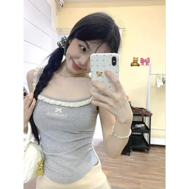 Slimming Cropped Modal Sleeveless Top Gray - Shop at LoveMi