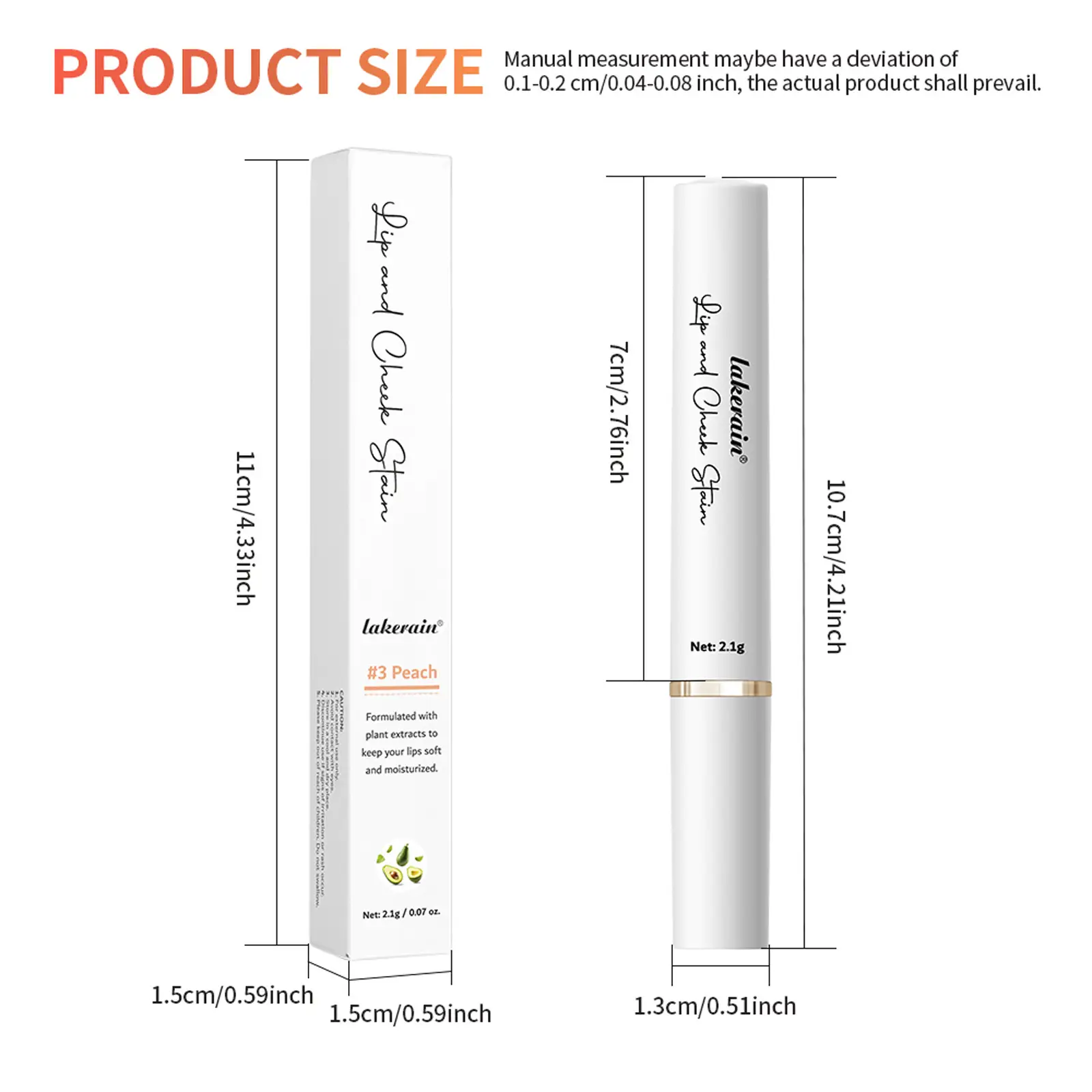 Moisturizing And Nourishing Long-lasting Warm Lipstick For Lips And Cheeks