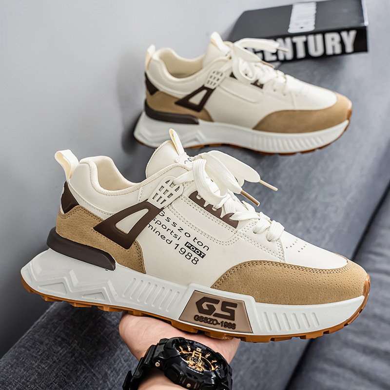 Mens Casual Trendy Slip-resistant And Abrasion-resistant Sneakers