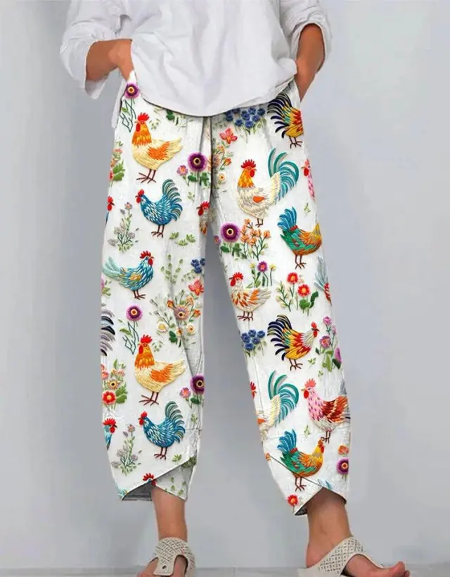 Minimalist Women's Pants Featuring A Patchwork Animal print Design Sh82601701 Xl - Shop at LoveMi