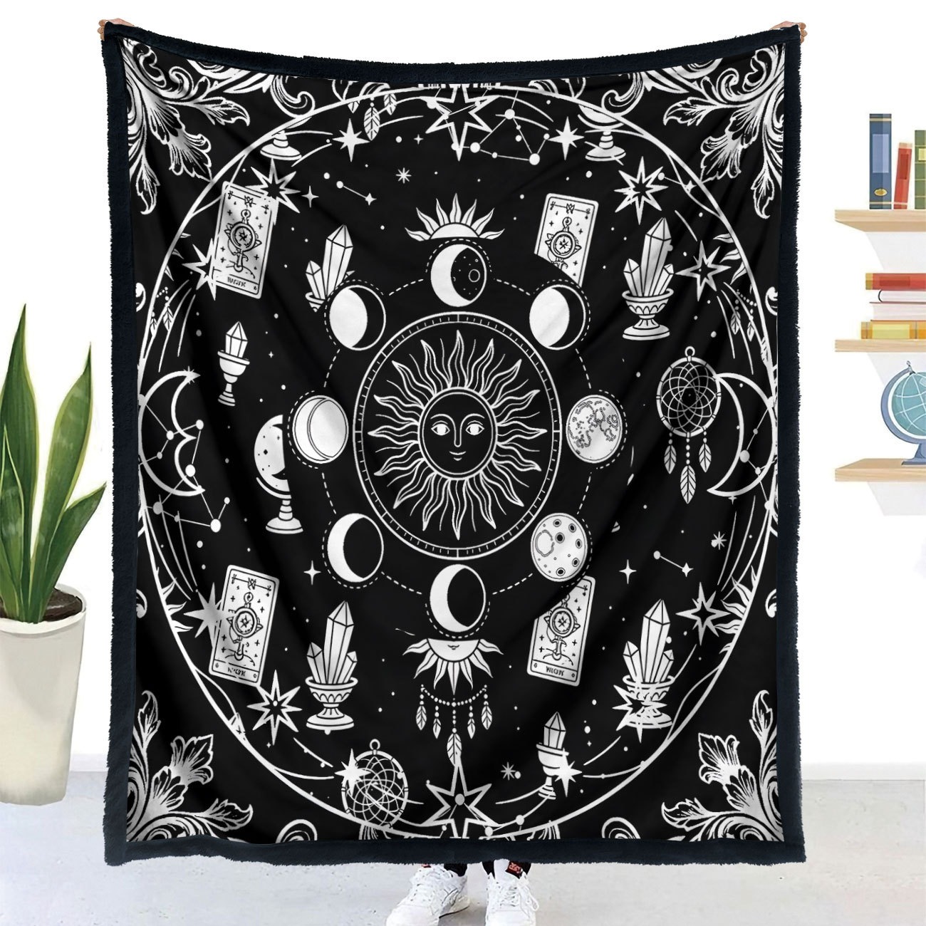 Polyester Throw Blanket with Brush, picture 2 of 12