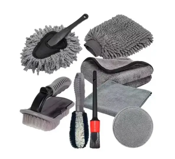 8 Piece Car Wash Cleaning Tool Brush Beauty Kit